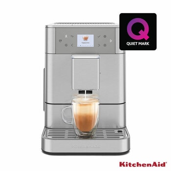 KitchenAid 5KES8556BSX Fully Automatic KF6 Espresso Coffee Machine in Stainless Steel