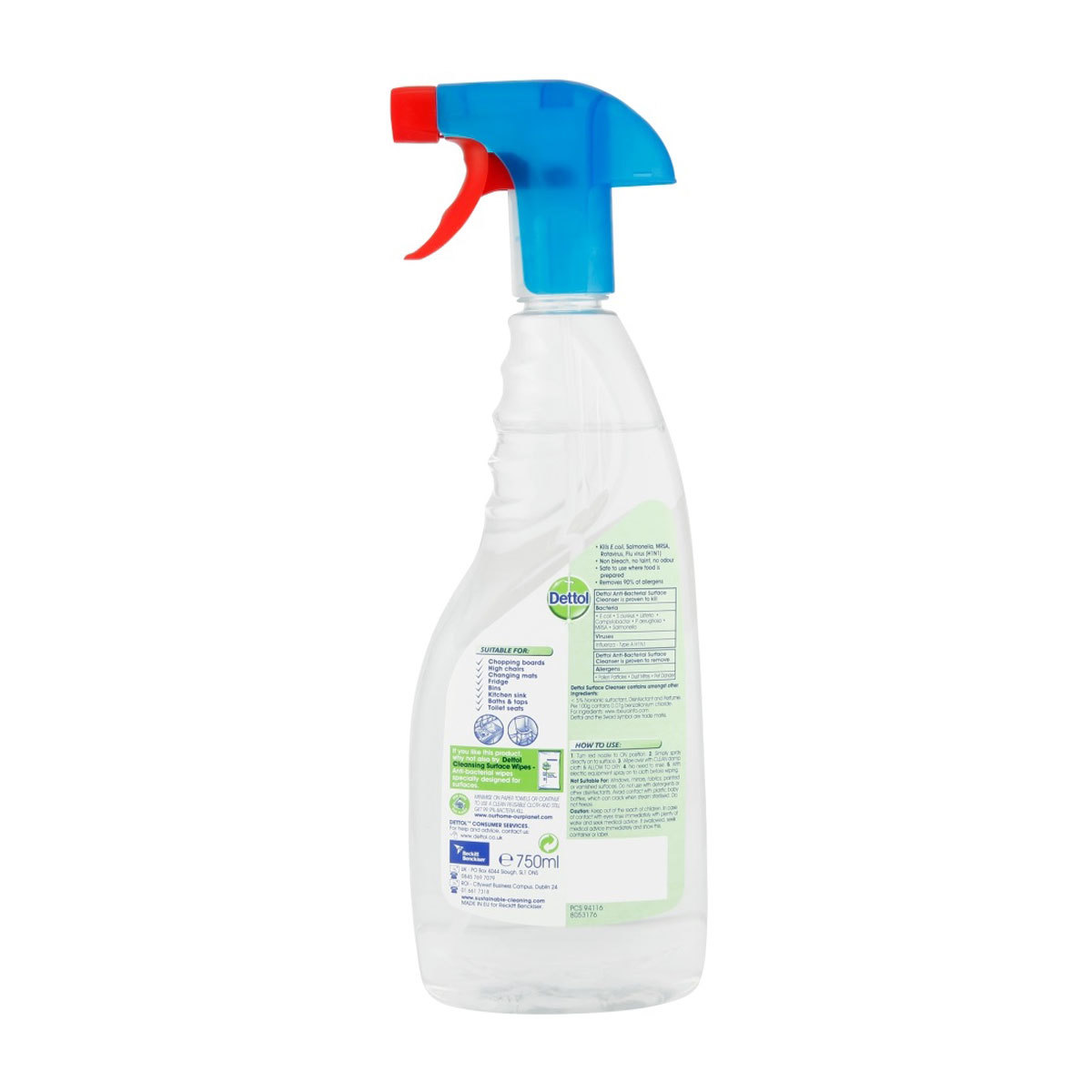 Dettol Antibacterial Surface Cleanser, 4 x 750ml