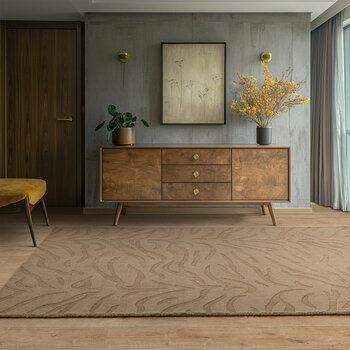 Tigra Animal Print Mocha Rug, in 3 Sizes