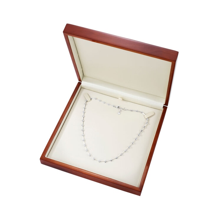 1.25ctw Round Brilliant Cut Diamond Necklace, 18ct WHite Gold