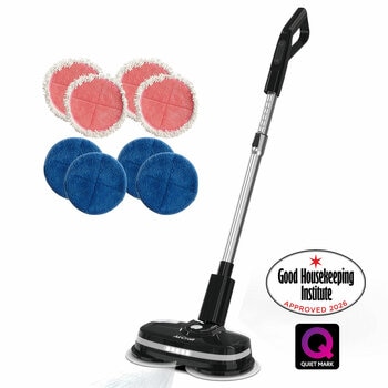 AirCraft PowerGlide Cordless Hard Floor Cleaner & Polisher Black + Extra Set of Pads