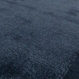 Asiatic rise border rug in navy