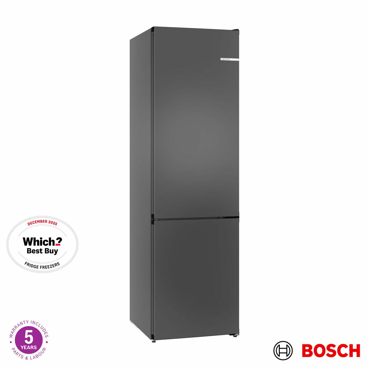 Bosch KGN39OCAFG Fridge Freezer, A Rated in Grey Bosch KGN39OCAFG Fridge Freezer, A Rated in Grey