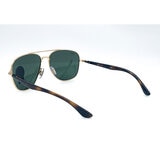Ray-Ban Gold Sunglasses With Green Lenses, RB3683 001/31