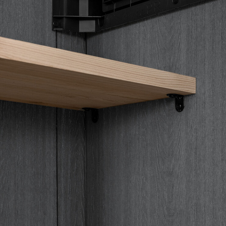 Storage Shed with shelf