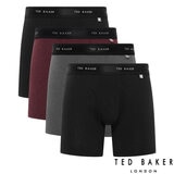 Ted Baker Men's Boxer Shorts, 4 Pack in Grey