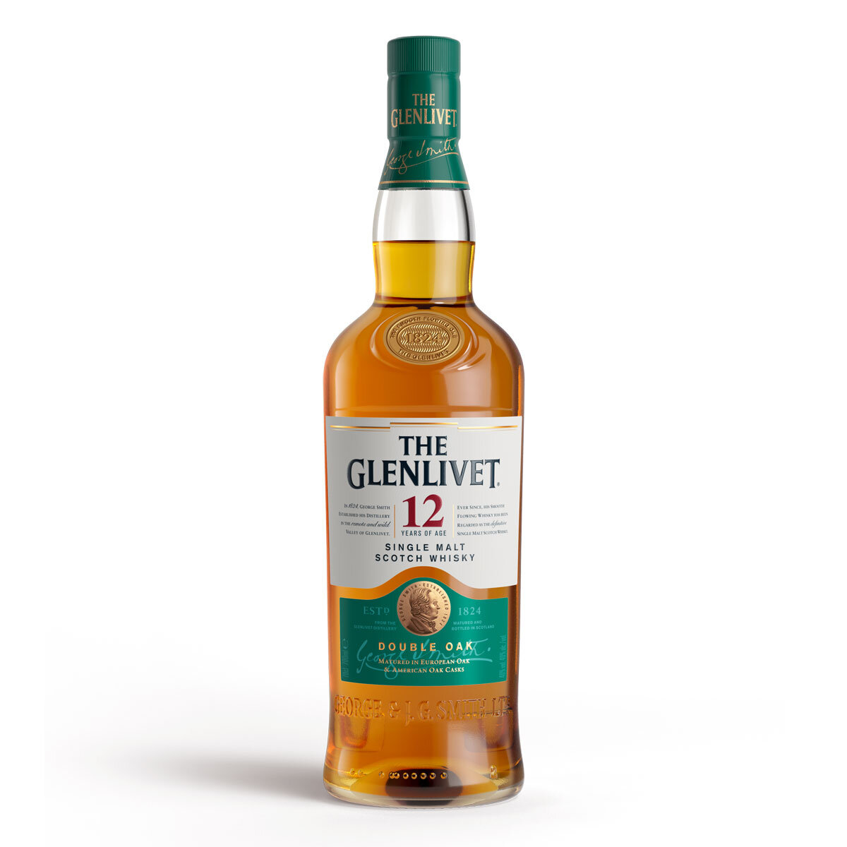 The Glenlivet 12 Year Old Malt Whisky, 70cl