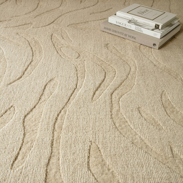 Asiatic Tigra Rug in natural colour with tiger pattern Asiatic Tigra Rug in natural colour with tiger pattern