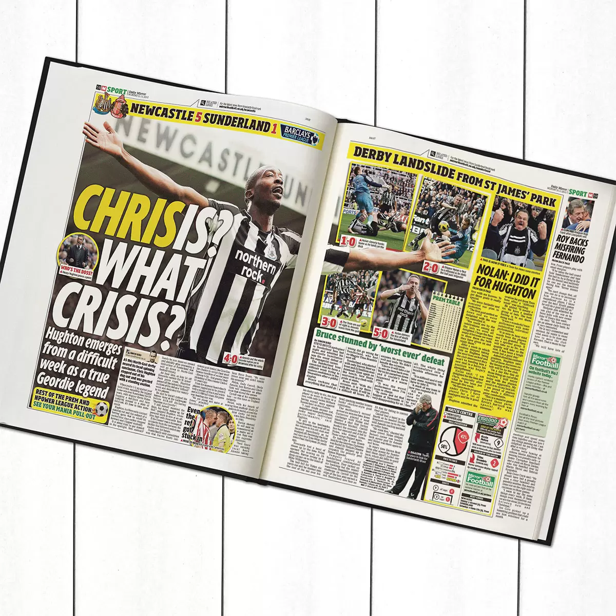 Newcastle Football History Newspaper Book