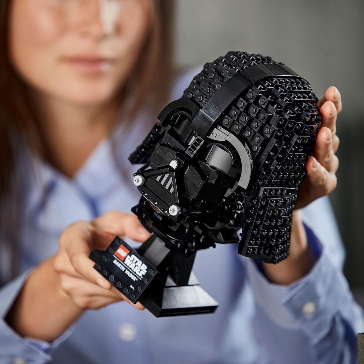 Buy LEGO Darth Vader Helmet Model 75304 Lifestyle2 Image at Costco.co.uk