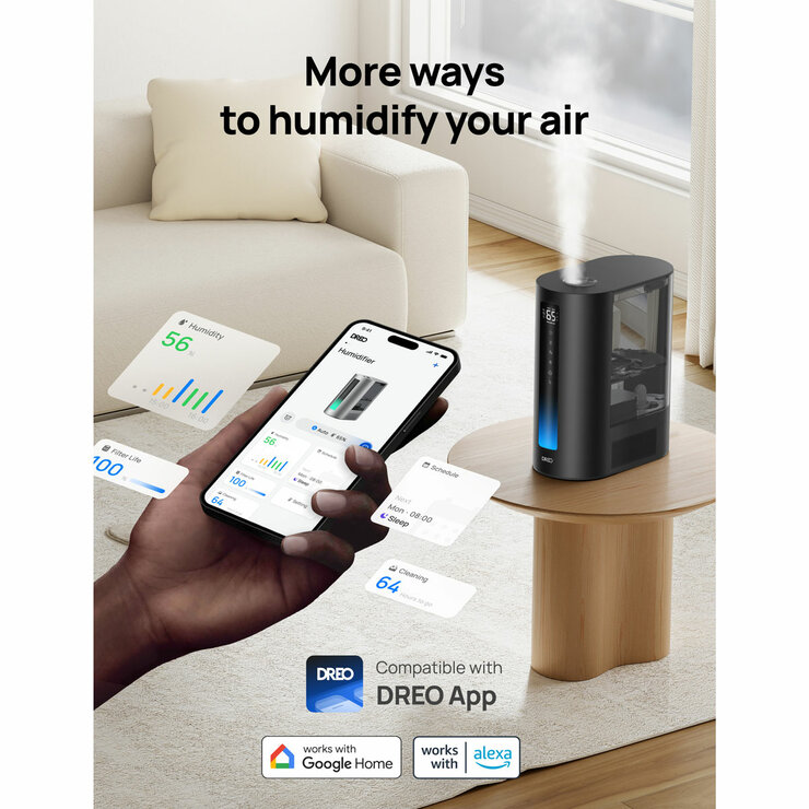 Dreo Smart Cool & Warm Humidifier's app