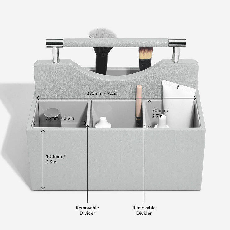 Pebble Grey Classic Cosmetic Organiser