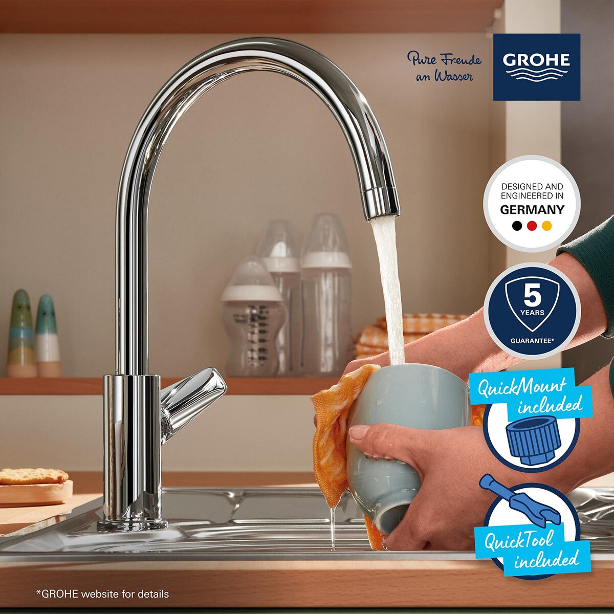 Grohe Start Edge Kitchen Sink Mixer Tap Grohe Start Edge Kitchen Sink Mixer Tap