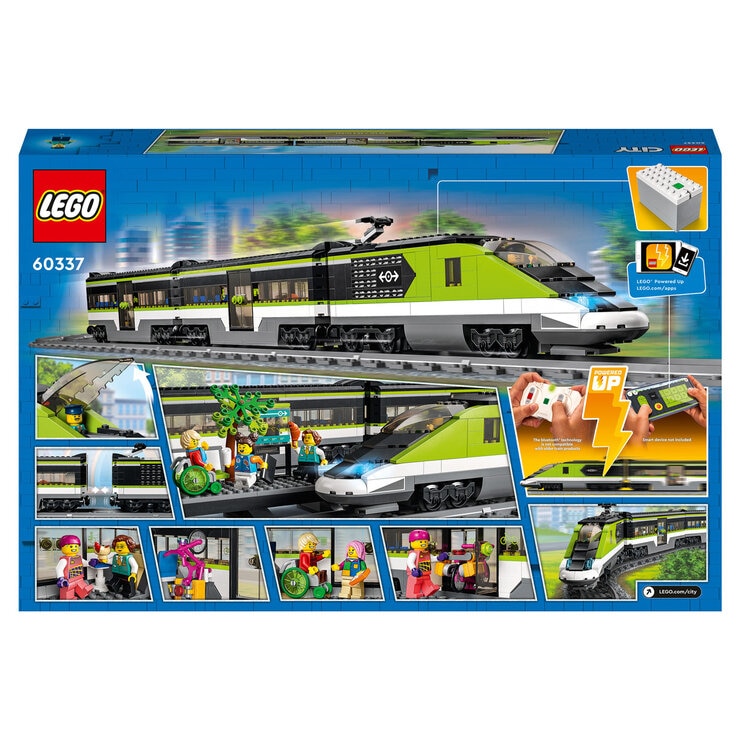 Buy LEGO City Express Passenger Train Back of Box Image at Costco.co.uk