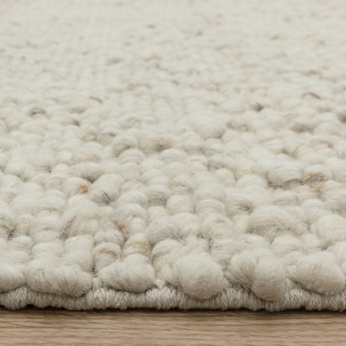 Adler Bouclé Wool Ivory Rug, in 3 Sizes Adler Bouclé Wool Ivory Rug, in 3 Sizes