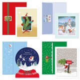 white background image of card assortment