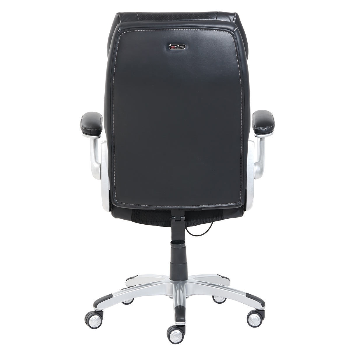 True Wellness Active Lumbar Black Bonded Leather Managers Chair Costco UK