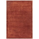 Asiatic Rise border rug in rust