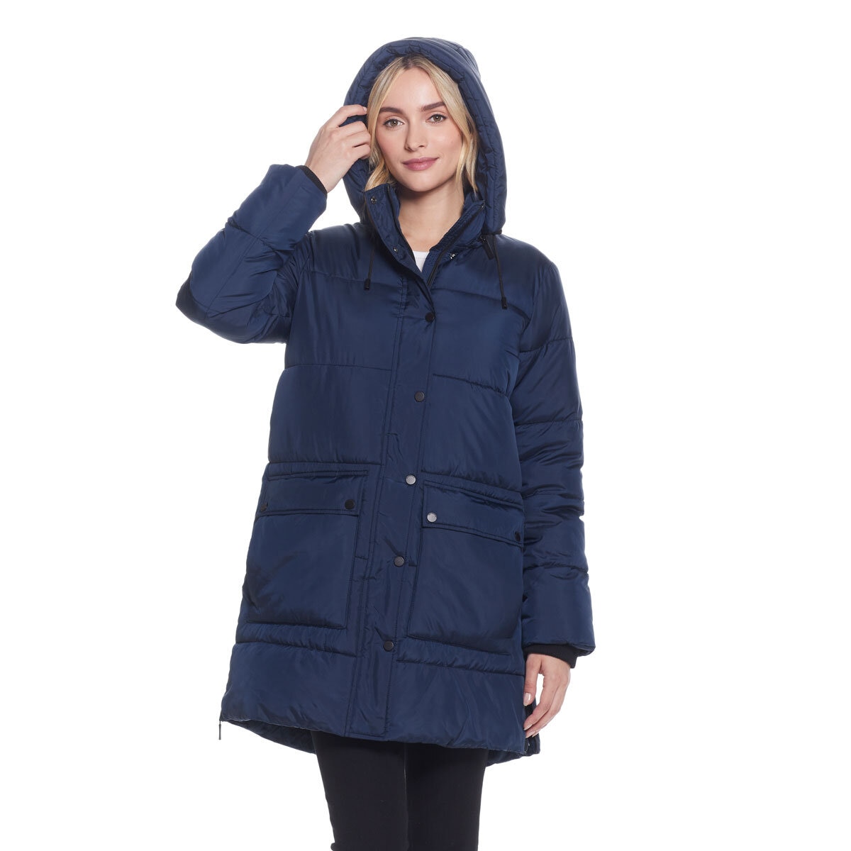 front of jacket hood up