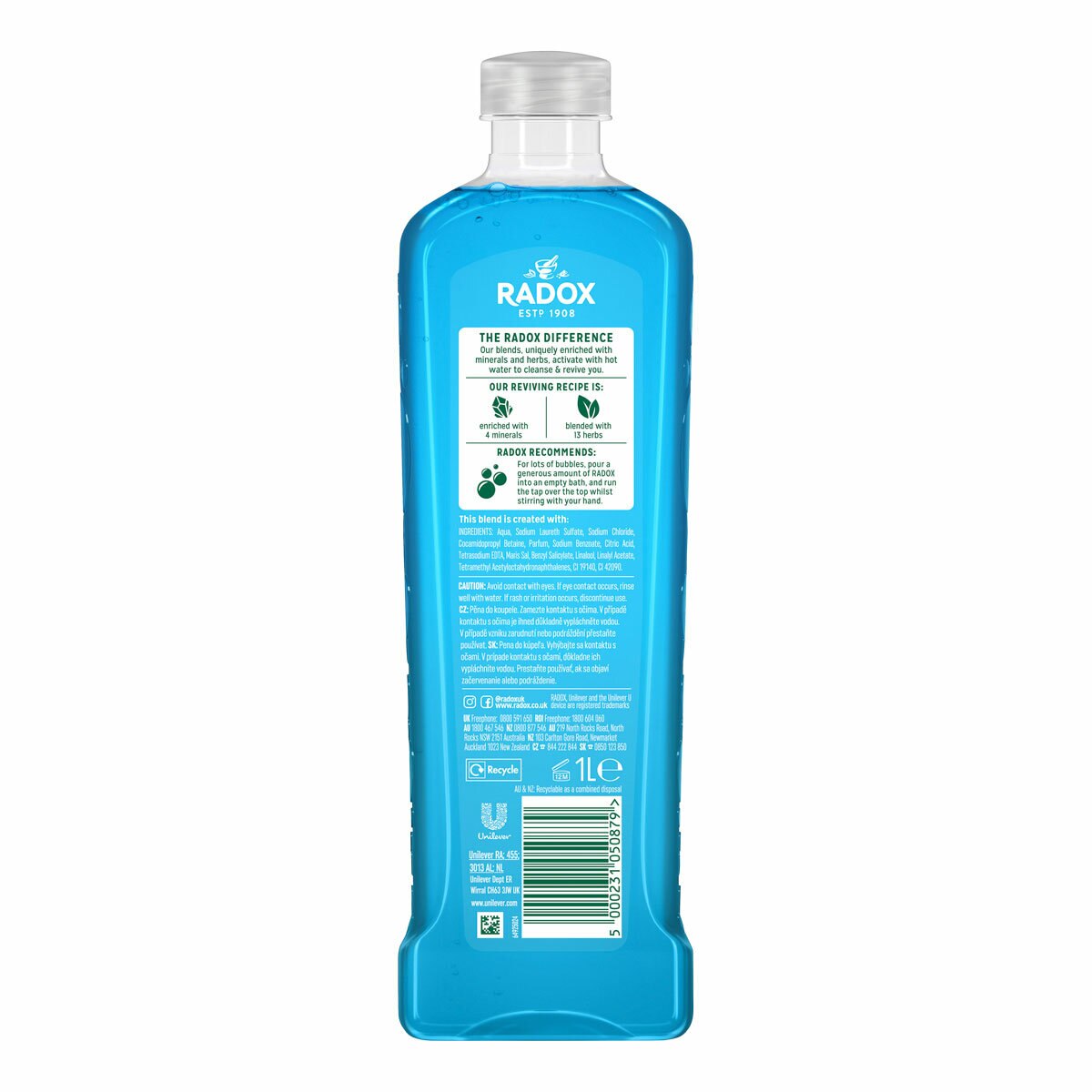 Radox Muscle Bath Soak, 4 x 1L Radox Muscle Bath Soak, 4 x 1L