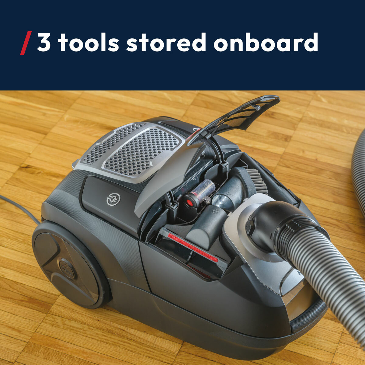 Hoover H-ENERGY 500 Cylinder Vacuum Cleaner, HE520PET