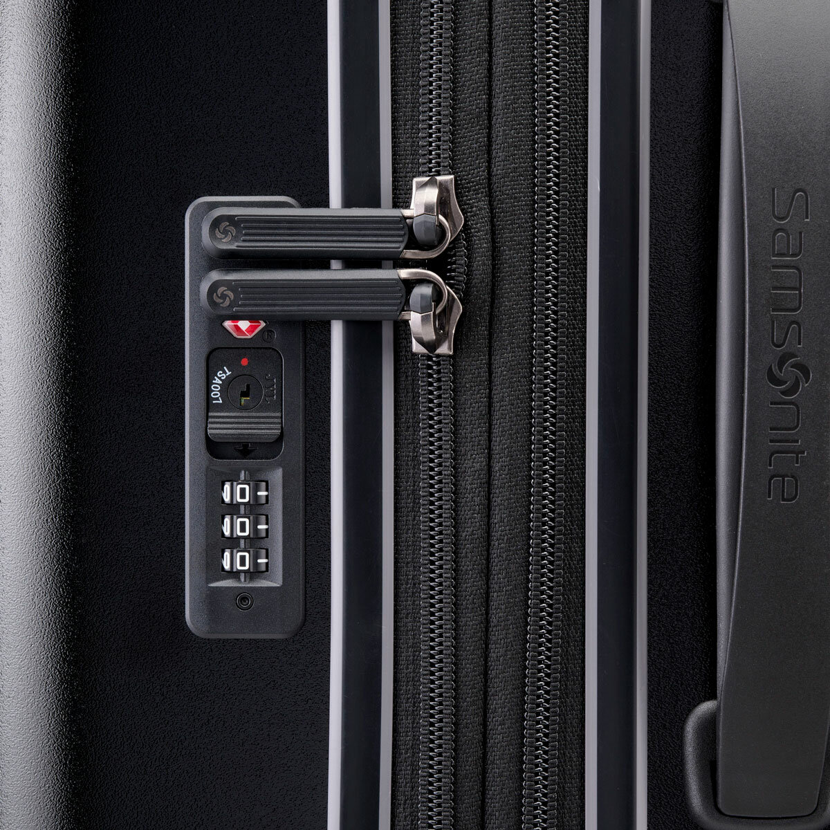 Samsonite Parallax 3 Piece Hardside Luggage Set in Black