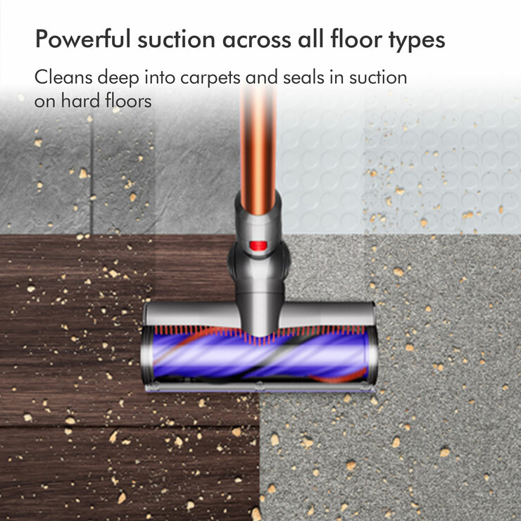 Lifestyle image of Dyson Cyclone V10 Submarine suitable for all floor types