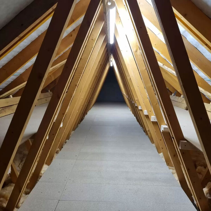 LoftZone StoreFloor Raised Loft Boarding 10sqm with 100mm Insulation Fully Installed by Amazing Lofts
