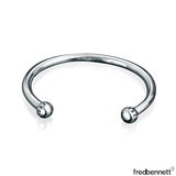 Fred Bennett Sterling Silver Oxidised Patterned Bangle