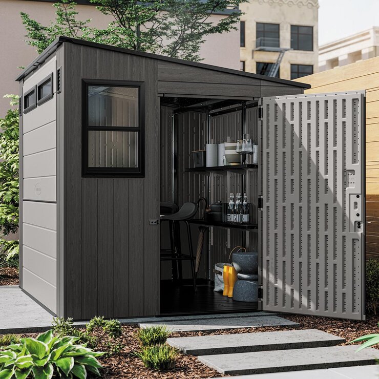 Suncast 8ft 3" x 7ft 4" (2.5 x 2.2m) Cabana Entertainment Shed