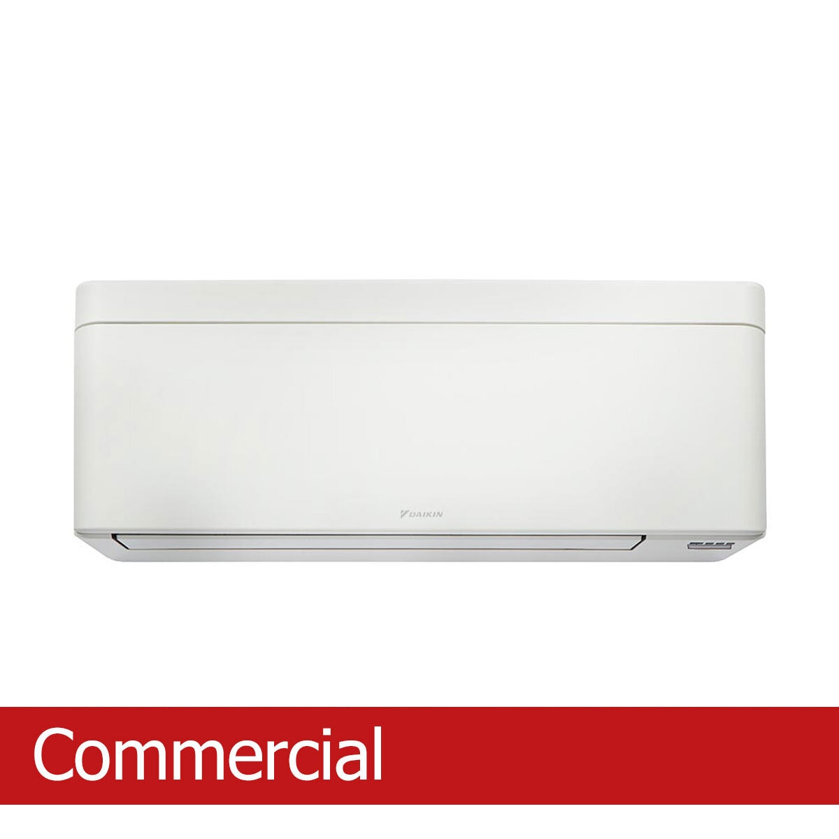 Installed Daikin Stylish 5.0kW Single Split Air Conditioning Unit in White for Commercial Application