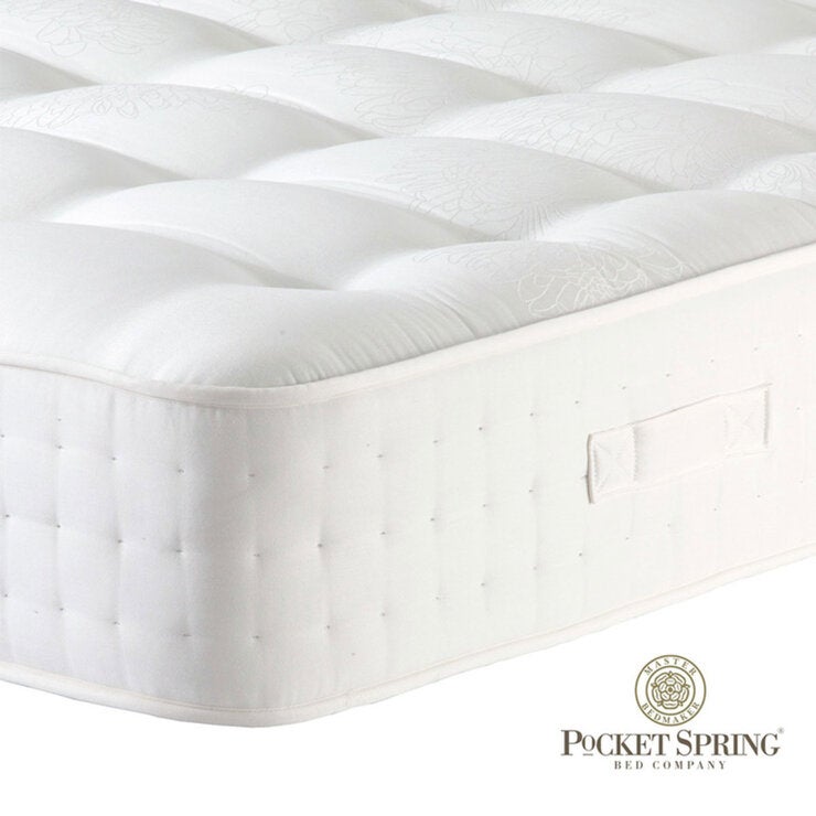 Pocket Spring Bed Company Pemberley Mattress & Grey Divan with Full Ottoman Pocket Spring Bed Company Pemberley Mattress & Grey Divan with Full Ottoman