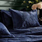 Kensington Velvet 3 Piece Bed Set in Navy, Super King