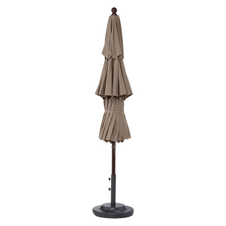 Activa ProShade 11ft (3.3m) WoodLook Aluminium Market Umbrella In Cast