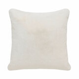 Mon Chateau Faux Fur Cushion in Ivory, 50 x 50 cm