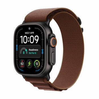 Apple Watch Ultra 4 GPS + Cellular, 49mm Titanium Case with Burgundy Alpine Loop