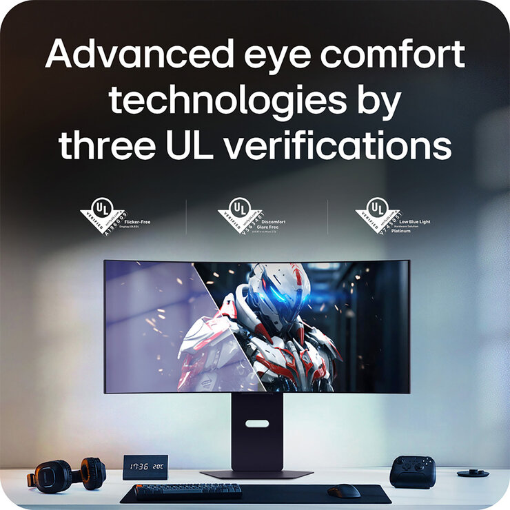 LG UltraGear 34 Inch WQHD 240Hz OLED Gaming Monitor, 34GX900A-B