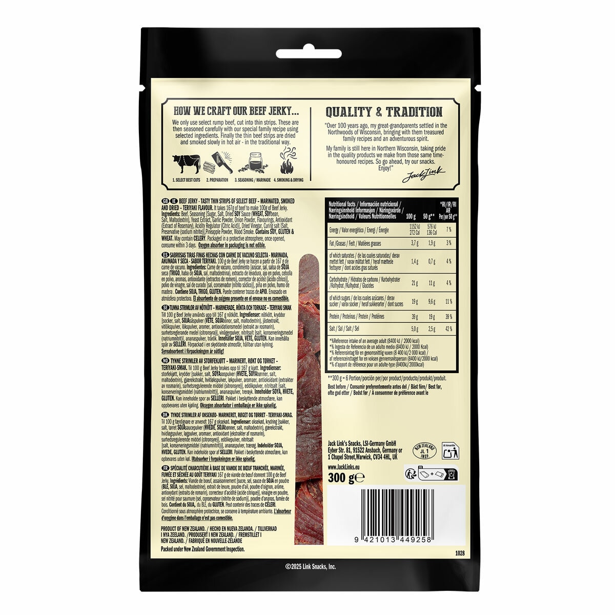 Ingredients and Nutritional Information