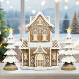 Gingerbread House With LED Lights Gingerbread House With LED Lights