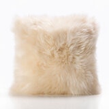 Bowron Long Wool Sheepskin Single Sided Cushion, 35 x 35cm