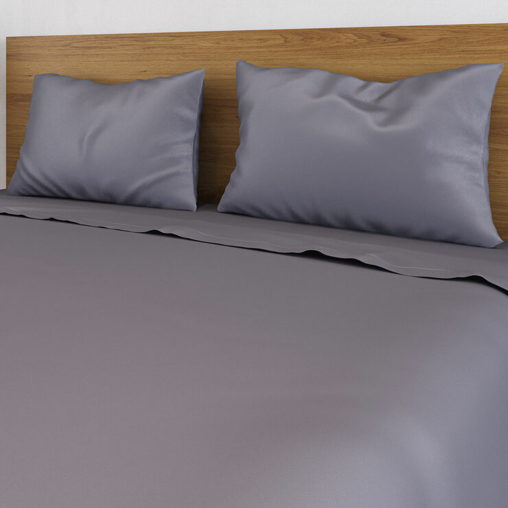 Panda 100% Bamboo Dark Grey Flat Sheet in 4 Sizes Panda 100% Bamboo Dark Grey Flat Sheet in 4 Sizes