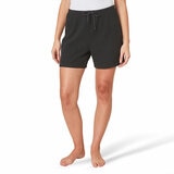 Well + Home Ladies 3 Piece Waffle Lounge Set in Black