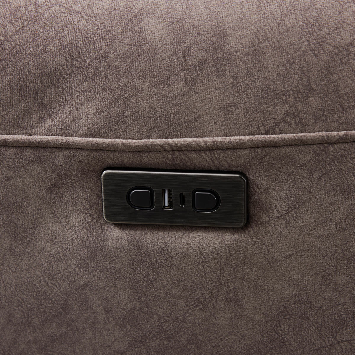 Corner Fabric Truffle USB Ports