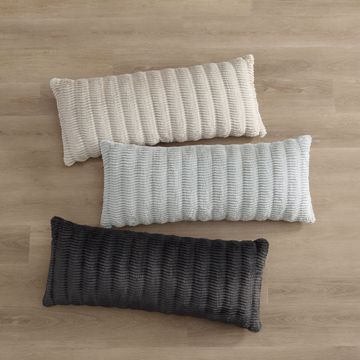 Casual Living Faux Fur Body Pillow in 3 Colours, 50 x 121 cm