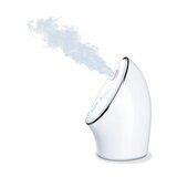 Side Profile Beurer Facial Sauna releasing steam