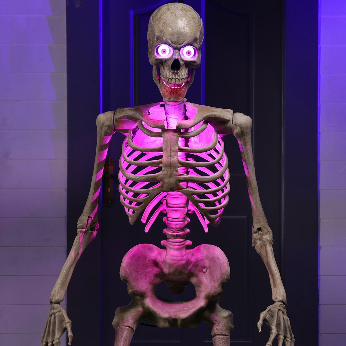 Halloween 6ft (11.8m) Animated Skeleton With LED Eyes