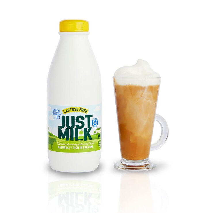 Candia Just Milk Lactose Free Skimmed UHT Milk, 6 x 1L