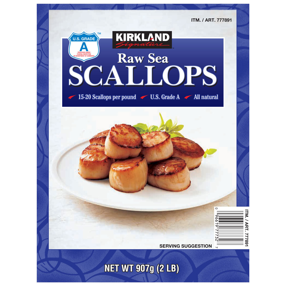 Pack Of Kirkland Signature Scallops