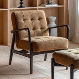 Gallery Humber Orange Faux Sheepskin Armchair Gallery Humber Orange Faux Sheepskin Armchair