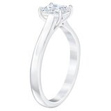 0.70ct Princess Cut Diamond Solitaire Ring, Platinum